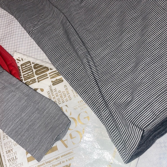 Lululemon Swiftly 2.0 Top. Long Sleeve. Wee are From Space Micro Stripe. Size 10 - Picture 3 of 11